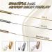 U-Shinein 3x12ml Metallic Painting Nail Gel Liner 3D Mirror Chrome Effect Nail Art Paint Metal Liner Gel Set with Build in Thin Brush UV Nail Liner Gel DIY Nail Art Manicure Set B Color B - Buy Online on GoSupps.com