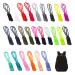 50 pieces of zip pendant zipper zipper zipper replacement zipper repair set 25 colors zipper zipper for backpacks luggage school bags handbags (multicolored)