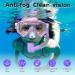 Kids Snorkel Set - Dry Top Snorkel Mask for Boys and Girls - Anti-Fog, Leak-Proof, 180 Panoramic View - Purple Snorkel Kit for Youth - Buy Online on GoSupps.com