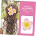 FRCOLOR 1pc Frangipani Headpiece Floral Hair Accessories Hair Jewels for Women Hawaiian Accessories Beach Wedding Hair Barratte Womens Hair Clips Tiara Miss Shoes and Hats Decorations Pink - Buy Online on GoSupps.com
