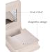 Stylish Lipstick Case with Mirror - Mini Lipstick Holder for Purse & Travel Makeup Pouch (White - Buy Online on GoSupps.com