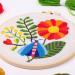 Harimau 3 Pack Embroidery Starter Kits for Kids - Punch Needle Fabric with Pattern, Threader, Yarns, Needle, Hoops - Rug-Punch Beige - Buy Online on GoSupps.com