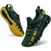 Dark Green Men's Blade Sneakers | Non Slip Running and Walking Shoes - Buy Online on GoSupps.com