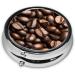Funny Roasted Coffee Beans Pill Box - 3 Compartment Mini Travel Organizer for Medicine Vitamins & Tablets - Buy Online on GoSupps.com