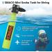 SMACO S300+ Portable Mini Dive Cylinder | 5-12 Minutes Capacity | Corrosion Resistant | Constant Pressure Valve | Refillable Pony Bottle - B-green - Buy Online on GoSupps.com