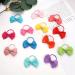 50 Pcs 2 Inch Boutique Hair Bows Set for Baby Girls with Rubber Band - Multi-colored | Infants Toddlers Kids Hair Accessories - Buy Online on GoSupps.com