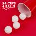 BayView Beer Pong Set | 24 Cups & 4 Balls | America's #1 Drinking Game | Reusable - Buy Online on GoSupps.com