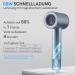 Buy Cordless Ionic Hair Dryer with Digital Screen - 4 Mode Charging & Magnetic Nozzle | Perfect Travel Hair Dryer for Women & Kids | Silver Grey - Buy Online on GoSupps.com