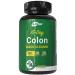 NutriFlair Colon Cleanse 15 Day Advanced Gut Detox with Cascara Sagrada Senna Leaf Psyllium Husk & Probiotics 30 Capsules Non GMO GMP Certified