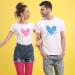 Micaxili Couples Matching Tshirt for Husband and Wife Couple Tshirt His & Her Cotton Tshirt for Women Men Couple Gift 1 Piece Medium White-men - Buy Online on GoSupps.com