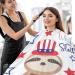 Waterproof Barber Cape - Patriotic Sloth & Cheetah Haircut Bib for Men & Women | Unisex Hair Cutting Cape - International Shipping Available - Buy Online on GoSupps.com