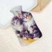 Pretty Cat Hot Water Bottle with Plush Cover - Hand Warmer for Adults & Children | 26.5x15.3cm - Shop Internationally - Buy Online on GoSupps.com