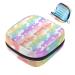 Colorful Art Women's Binding Pocket motif: Hahn China large menstrual cup bag with zipper periodic inserts bags panty lips tampons for girls and women multicolored 04