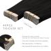 Salife Tape Extensions - 40Pcs 100g Natural Black Real Hair 14 Invisible Tape-In Hair Extensions - Silky Straight 35cm #1B - Buy Online on GoSupps.com