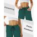 Difficort Women's 7 Hiking Cargo Shorts - Quick Dry Athletic Shorts with Pockets | Dark Green, Small - Buy Online on GoSupps.com