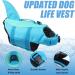 Buy Emust Dog Vest - Adjustable Swimming Vest for Small to Large Dogs | Pool & Beach Rescue Handle | XL Blue Color - Buy Online on GoSupps.com