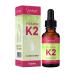 Vitamin K2 MK7 (Menachinon) 1 250 drops (200 g per portion) in 50ml bottle.Native olive oil with menaquinone from fermentation 99% all-trans.High bioavailability high dose vegan & made in de.