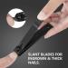 Nail Clippers Set: Black Matte Stainless Steel Fingernail & Thick Toenail & Ingrown Nail Clippers - 3 pcs Cutter for Men and Women (Black) - Buy Online on GoSupps.com
