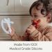 Smooch Amber Infused Rocking Teething Toys for Babies 0-6 Months - Soft, Durable & Pain Relief Teether with Amber Paci Clip - Buy Online on GoSupps.com