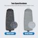 Replacement Heads for Flawless Pedi Ancable 8-Pack Replacement Roller Refills Heads 5 Black Coarse and 3 Gray Fine Heads Compatible with Finishing Touch Flawless Pedi Electric Tool File - Buy Online on GoSupps.com