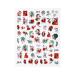 1 Sheet Fashion Decals Graffiti Pattern DIY Nail Art Decoration Slider Manicure Tool Geometric People Face Nail Sticker(1122) Style1122