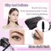 2 Pack Fiber Lash Mascara Lengthening Thick Waterproof Black Mascara Long Lasting Smudge-proof Clear Tube Mascara All Day Exquisitely Full - Buy Online on GoSupps.com