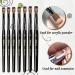 Yasterd 100% Kolinsky Acrylic Nail Brush - Size 18 Oval Crimped Shaped - Professional Manicure Tool with Black Wood Handle - Buy Online on GoSupps.com