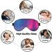 Buy SSIMOO Abstract Geometric Soft Sleep Eye Mask | Female Breathable Eye Patch for Travel & Relaxation - Black - Buy Online on GoSupps.com