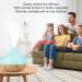 550ml Aroma Diffuser & Ultrasonic Humidifier with Remote Control | GUKKK Wood Optics 7 Colors LED for Yoga Office & Bedrooms - Buy Online on GoSupps.com