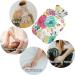 NAANLE 2L Hot Water Bottle with Cover - Red Flower Watercolor | Back Pain Relief & Hot/Cold Therapy - Buy Online on GoSupps.com
