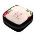 GIAPB Period Bag Sanitary Napkin Storage Bag Pad Holder for Period Makeup Pouch Love Word and Roses Color3105
