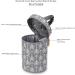 Portable A/R Baby Bottle Bag - Insulated Leak Proof Milk Carrier - Grey Breast Milk Cooler for Travel - Buy Online on GoSupps.com
