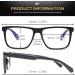 JM 3 Pack Anti Blue Light Reading Glasses for Men & Women | Rectangle Frame | UV Protection | 2.0x Magnification - Buy Online on GoSupps.com