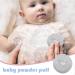 Large Powder Puff - Ultra Soft Body Powder Puff with Ribbon Bow | Reusable Velour Face Body Powder Puff | Plush Powder Puff | Washable| Round Soft Plush Cosmetic Puff for Home Travel White - Buy Online on GoSupps.com