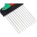Metal Hair Pick Pick Comb Portable Hair Salon Pick Comb Hairdressing Detangle Hair Pick Styling Tool Accessory - Buy Online on GoSupps.com