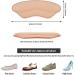 Riootlnm Heel Pads - Soft High Heel Grips for Loose Shoes Blister Relief Heel Pain Inserts (Rosy Brown/Black 4 Pairs) for Men & Women - Buy Online on GoSupps.com