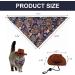 Hacraho Pet Cowboy Costume | Adjustable Dog Cowboy Hat & Blue Paisley Bandana for Small Dogs & Cats - Western Accessories & Photo Props - Buy Online on GoSupps.com