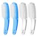 Nail Brush for Cleaning Fingernails, Larbois 4Pack Handle Grip Nail Brushes Fingernail Brush for Cleaning Nail Scrub Brush for Toes and Nails Women Men (Color2)