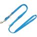Adjustable Double Dog Leash for Large Dogs - 2.40m Turquoise (20mm) | Durable Design for Comfort & Control - Buy Online on GoSupps.com