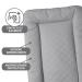 Babynness Waterproof Changing Mat - High Quality Wipeable & Easy to Clean - Expand Your Diaper Changing Area - Quilted Gray 50x70 cm - Buy Online on GoSupps.com
