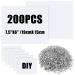 200 Pcs Blank Running Bib Numbers with Safety Pins for Marathon Competition Sports Events Tearproof Waterproof DIY Large Sports Race Bibs Competitor Numbers 6 x 7.5 Inch
