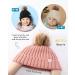 Baby Toddler Satin Lined Beanie Hat with Pom Pom - Pink - Buy Online on GoSupps.com