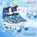Adjustable Roller Skates for Kids with Light Up Wheels | Indoor Outdoor Skates for Children and Teens | Size 13C-3Y US/Age 7-10 | Blue - Buy Online on GoSupps.com