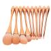 Professional 10Piece Makeup Brush Set Rose Gold Eye SHADOW Concealer Blusher Brushes Cosmetic Tools