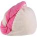 Ipenny Haarurban Quick-Dry Hair Towel | Absorbent Double Color Shower Cap - Pink & Beige for Adults - Buy Online on GoSupps.com
