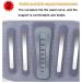 Oakye Lordosis Support Waist Belt | Orthopedic Spine Protection for Men & Women | XL & Medium Sizes | Intervertebral Disc Treatment - Buy Online on GoSupps.com