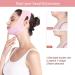Haigivesoon Pink Face Lift Tape Chin Strap & Gua Sha Tool for V Shape Jawline & Slimmer Face - Woman's Double Chin Reducer & Face Slimming Strap - Buy Online on GoSupps.com