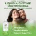 Nighttime Liquid Multimineral Supplement - Sugar Free Sleep Support for Adults & Kids - Magnesium, Calcium & MSM - Lemonade Flavor - Vegan & Gluten Free | 32 Servings - Buy Online on GoSupps.com