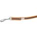 IDC Color & Gray Rubberized Dog Leash - 14mm x 1m (Loopless) - Durable & Stylish Orange-Gray Design | International Shipping Available - Buy Online on GoSupps.com