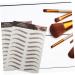 Baluue 18 Sheets Waterproof Eyebrow Stickers Fake Eyebrow Stickers Eyebrow Makeup Sticker Artificial Brown - Buy Online on GoSupps.com